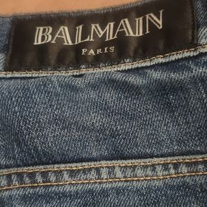 Balmain ripped biker Jean's originally sold for 1100$ only wore a couple times.